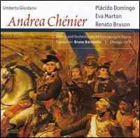 Giordano: Andrea Chnier - Alan Opie (bass); Angeles Gulin (soprano); Arnold Voketaitis (baritone); Carlo Bergonzi (tenor); David Gordon (tenor);...