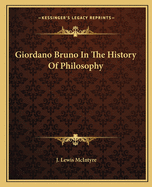 Giordano Bruno In The History Of Philosophy