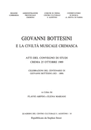 Giovanni Bottesini e la Civilt? Musicale Cremasca