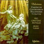 Giovanni P. da Palestrina: Canticum Canticorum Salomonis "The Song of Songs" - Adrian Peacock (bass); Andrew Carwood (tenor); Charles Brett (counter tenor); Ian Partridge (tenor);...