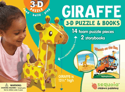 Giraffe: Wildlife 3D Puzzle and Books