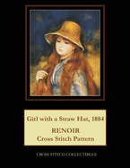 Girl with a Straw Hat, 1884: Renoir Cross Stitch Pattern
