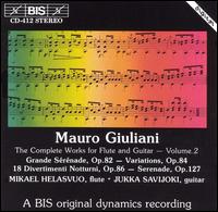 Giuliani: Complete Works for Flute & Guitar, Vol.2 - Jukka Savijoki (guitar); Mikael Helasvuo (flute)