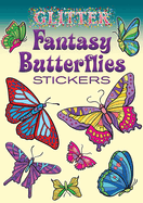 Glitter Fantasy Butterflies Stickers