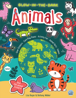 Glow-In-The-Dark Animals Sticker Activity Book - Regan, Lisa