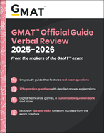 GMAT Official Guide Verbal Review 2025 - 2026: Book + Online Question Bank