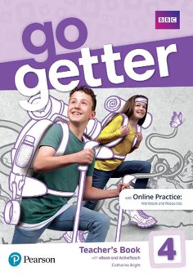 GoGetter 4 Teacher's Book with MyEnglishLab & Online Extra Homework + DVD-ROM Pack - Zervas, Sandy