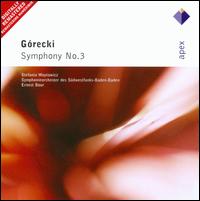 Gorecki: Symphony No. 3 - Stefania Woytowicz (soprano); SWR Baden-Baden and Freiburg Symphony Orchestra; Ernest Bour (conductor)