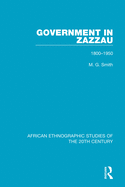 Government in Zazzau: 1800-1950