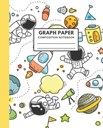 Graph Paper Composition Book: Colorful Space Cover: Perfect for Math, Physics, Science Notes & Exercise Book or any school class. Cool gift for Kids Boys Girls Elementary Middle High School Student Teacher! Perfect use at school home work. 8"x10" 110pages
