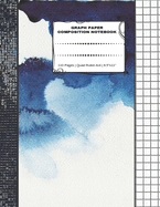 Graph Paper Composition Notebook: 110 Pages - Quad Ruled 4x4 - 8.5" x 11" Large Notebook with Grid Paper - Math Notebook For Students