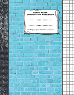 Graph Paper Composition Notebook: 110 Pages - Quad Ruled 4x4 - 8.5" x 11" Large Notebook with Grid Paper - Math Notebook For Students