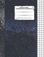 Graph Paper Composition Notebook: 110 Pages - Quad Ruled 4x4 - 8.5" x 11" Large Notebook with Grid Paper - Math Notebook For Students