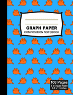 Graph Paper Composition Notebook: Beautiful 8.5 x 11 inch Quad Ruled 5 x 5 square grid journal five squares per inch graphing paper, (Notebooks for Math and Science School and College students) - Kawaii Cat Pattern Notebook (Office & School Essential)