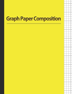Graph Paper Composition Notebook: Quad Ruled 4x4. Graphing Paper Composition Book for Math & Science Students, 4 Squares per Inch - Yelow Cover (Large, 8.5 x 11)(100 Pages) - Press Lab, Book