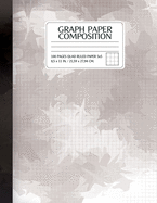 Graph Paper Composition Notebook: Quad Ruled 5x5, 100 Pages (Large, 8.5 x 11 in / 21.59 x 27.94 cm)