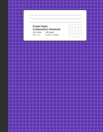 Graph Paper Composition Notebook: Violet, Grid Paper Notebook, Quad Ruled, 4 Square Per Inch (4x4), 100 Sheets, 200 pages (Large, 8.5 x 11)