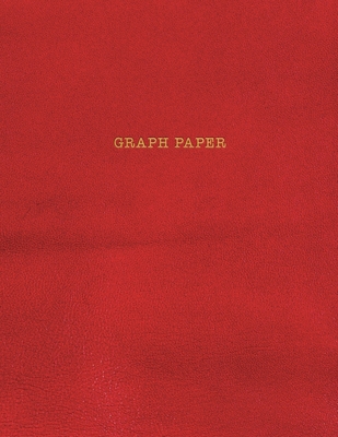 Graph Paper: Executive Style Composition Notebook - Red Leather Style, Softcover - 8.5 x 11 - 100 pages (Office Essentials) - Birchwood Press
