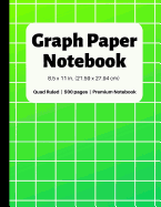 Graph Paper Notebook: 500 Pages, 4x4 Quad Ruled, Grid Paper Composition (Extra Large, 8.5x11 in.)