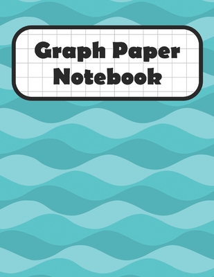 Graph Paper Notebook: Cool Wavy Design Grid Paper Quad Ruled 4 Squares Per Inch Large Graphing Paper 8.5 By 11 - Creations, Pastel Clouds