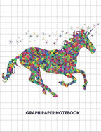 Graph Paper Notebook: Graph Paper Unicorn Composition Notebook/5 X 5 Graph Paper, 100 Pages, 8.5 X 11