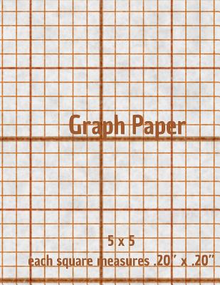 Graph Paper: Quad Rule Graph Paper,8.5 X 11 (5x5 Graph Paper) 100 Pages - Hibbs, Christopher H