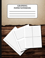 Graphing Paper Notebook: Coordinate Plane Graph Paper Grid Worksheets
