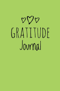 Gratitude Journal: Personalized gratitude journal, 102 Pages,6" x 9" (15.24 x 22.86 cm), Durable Soft Cover, Book for mindfulness reflection thanksgiving, great self care gift or for him or her (Green)
