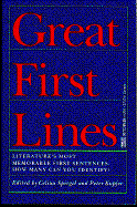 Great First Lines - Spiegel, Celina, and Speigel, Celina (Editor), and Kupfer, Peter (Editor)