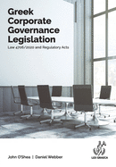 Greek Corporate Governance Legislation: Law 4706/2020 and Regulatory Acts