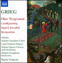 Grieg: Olav Trygvason; Landkjenning; Sigurd Jorsalfar; Resignation - Helge Rnning (tenor); Magne Fremmerlid (bass baritone); Marianne Andersen (mezzo-soprano); Nina Gravrok (soprano);...
