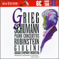 Grieg: Piano Concerto; Lyric Pieces; Schumann: Piano Concerto - Arthur Rubinstein (piano); Chicago Symphony Orchestra