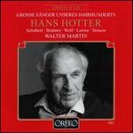 Grosse Sänger unseres Jahrhunderts: Hans Hotter