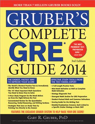 Gruber's Complete GRE Guide 2014 - Gruber, Gary