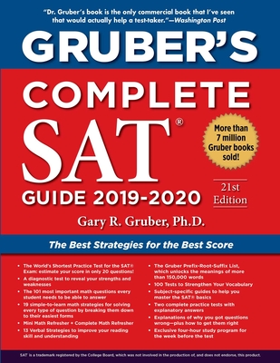 Gruber's Complete SAT Guide 2019-2020 - Gruber, Gary, PhD