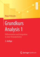 Grundkurs Analysis 1: Differentiation Und Integration in Einer Vernderlichen
