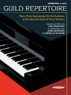Guild Repertoire -- Piano Music Appropriate for the Auditions of the National Guild of Piano Teachers: Intermediate B