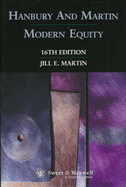 Hanbury and Martin: Modern Equity - Martin, Jill, and Hanbury, Harold Greville