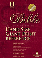 Hand Size Giant Print Reference Bible-Hcsb
