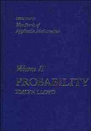 Handbook of Applicable Mathematics, Probability - Ledermann, Walter (Editor), and Lloyd, Emlyn (Editor)