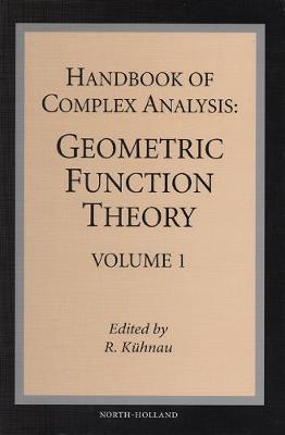 Handbook of Complex Analysis - Kuhnau, Reiner (Editor)
