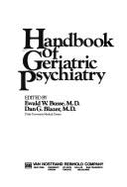 Handbook of geriatric psychiatry