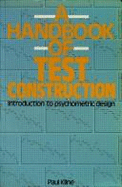 Handbook of Test Construction: Introduction to Psychometric Design