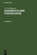 Handbuch der Toxikologie