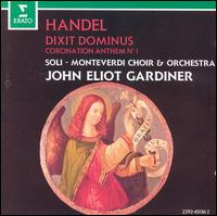 Handel: Dixit Dominus; Zadok the Priest - Alastair Thompson (tenor); Charles Brett (counter tenor); David Wilson-Johnson (bass); Felicity Palmer (vocals);...