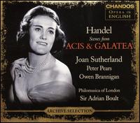 Handel: Scenes from Acis and Galatea - David Galliver (tenor); Joan Sutherland (soprano); Owen Brannigan (bass); Peter Pears (tenor); Thurston Dart (harpsichord);...