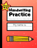 Handwriting Practice: Extra-Large 200 Pages - Grades K-2 - Handwriting Workbook for Kids With Dotted Middle Line - Purple