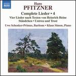 Hans Pfitzner: Complete Lieder, Vol. 4