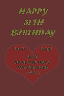 Happy 31th Birthday: Each page will be better than the previous one !!!