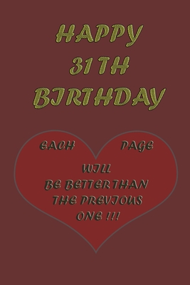 Happy 31th Birthday: Each page will be better than the previous one !!! - Printer, Awesome